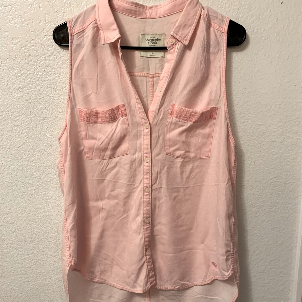 Abercrombie & Fitch collared tank top